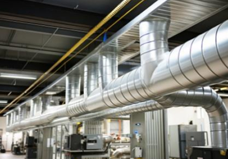 Syst&egrave;me de d&eacute;senfumage pour b&acirc;timents industriels